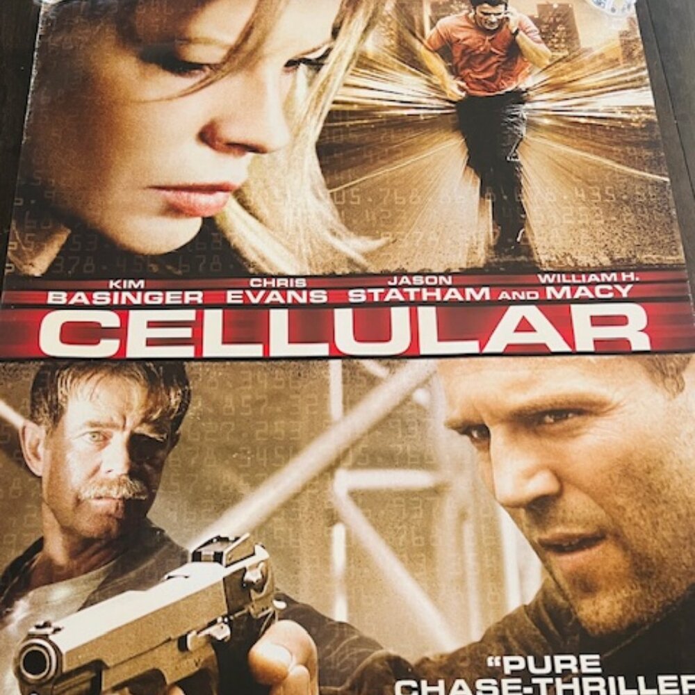 Movie Theater Cinema Poster Lobby Card 2004 Cellular Jason Statham Kim Basinger